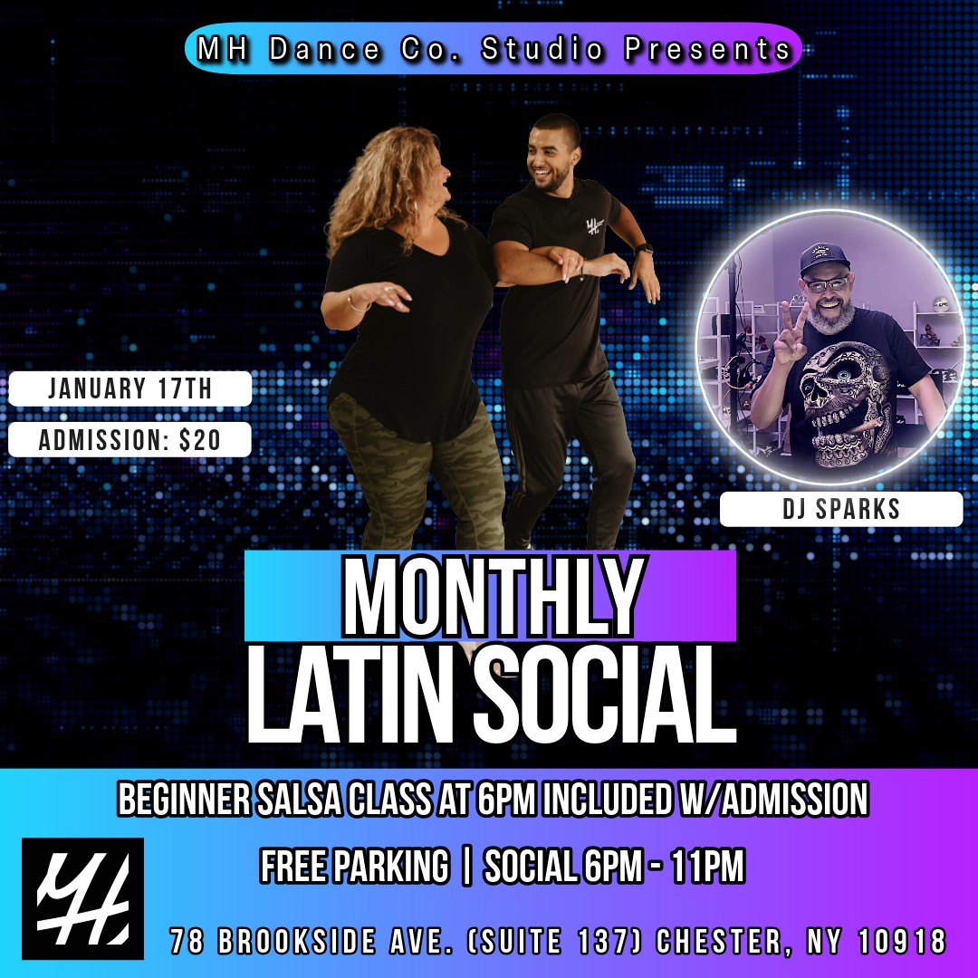 MHDC - Monthly Latin Social W DJ SPARKS!!!