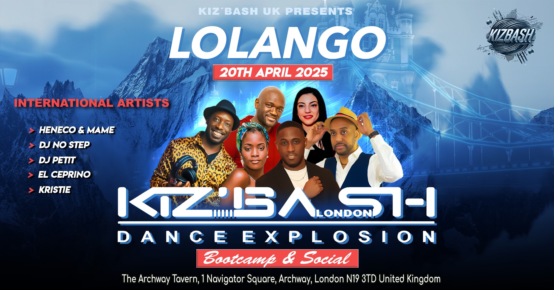 KIZ'BASH UK LOLANGO HENECO , MAME , DJ NOSTEP ETC ....
