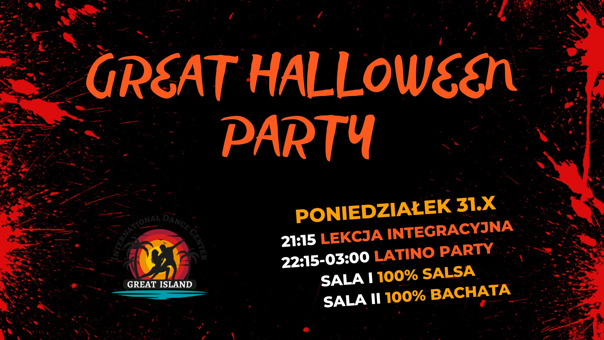 GREAT Halloween Party 31.X 21:15-3:00