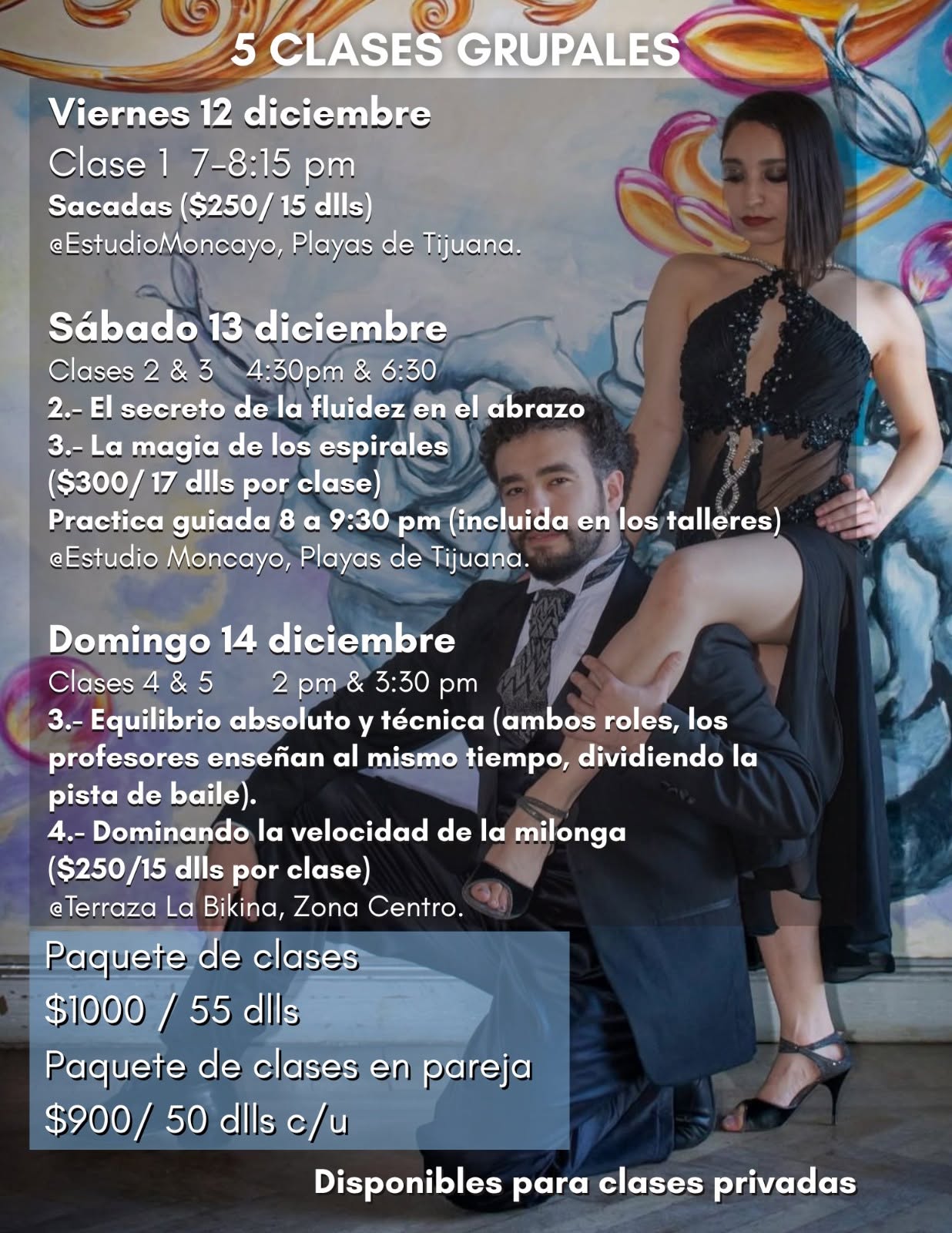 LUDMILA & FEDERICO EN TIJUANA 11 al 15 de DICIEMBRE