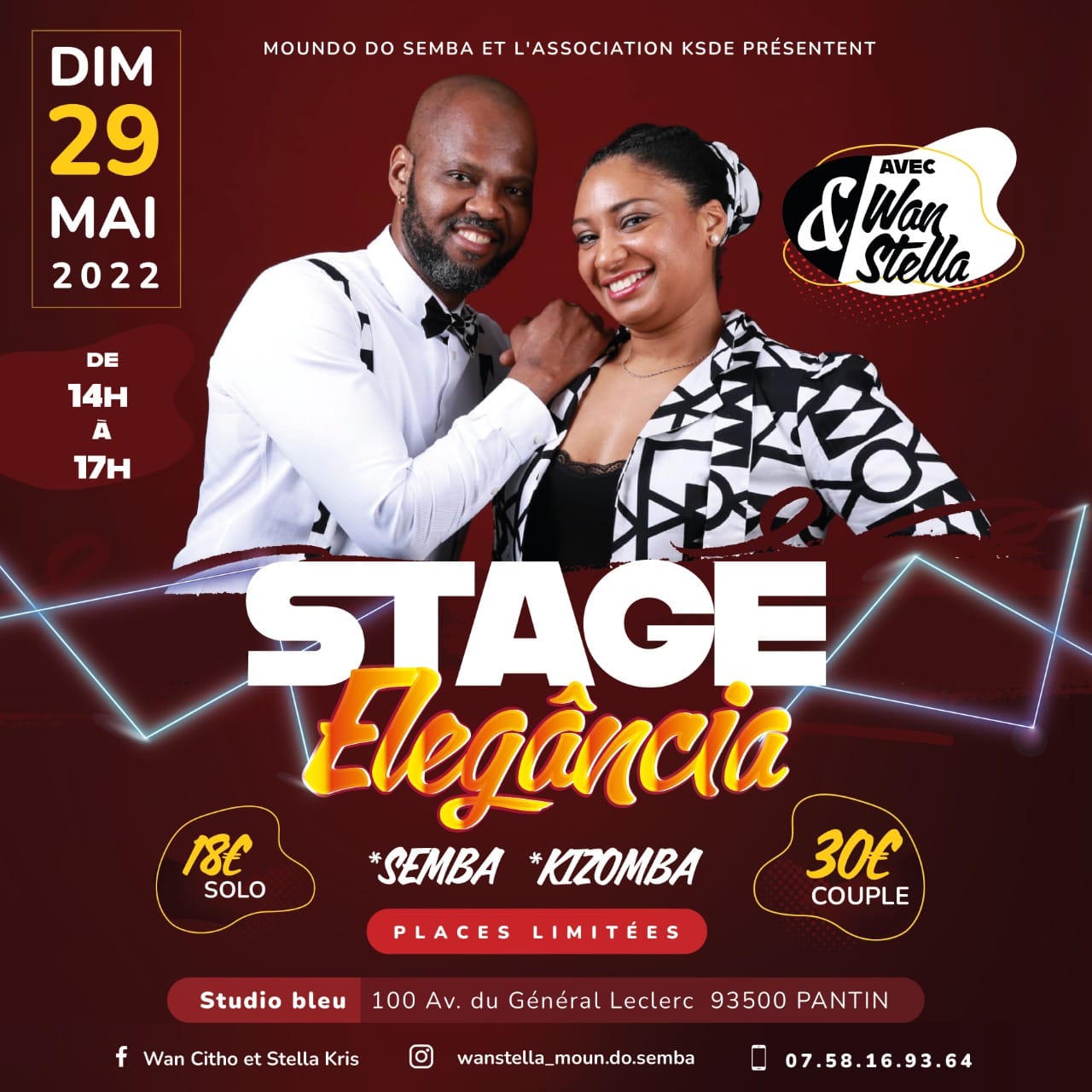 Stage Semba Kizomba Elegância