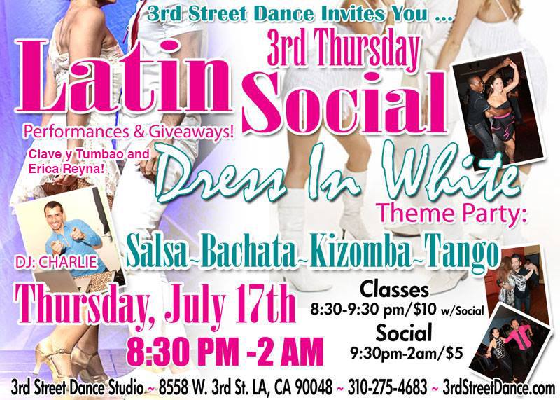 3rd Thursday Social - White Dress Party!
