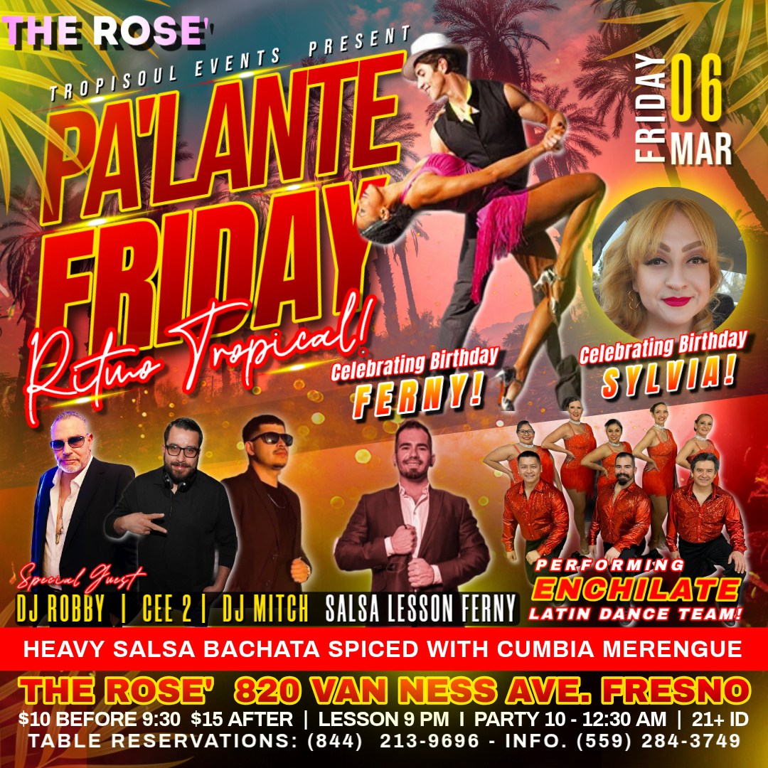 Special Pa'Lante Friday Ritmo Tropical