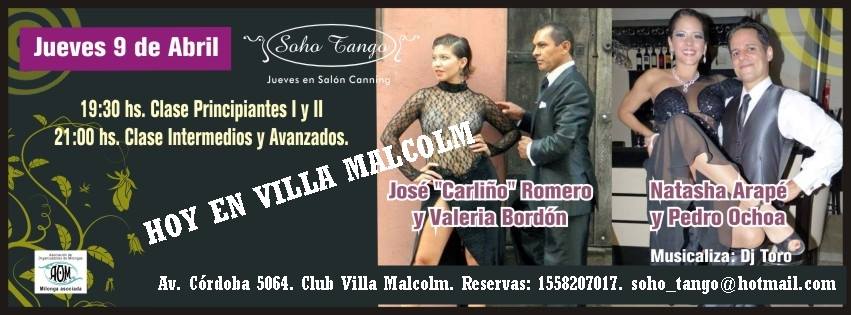 Soho Tango, bailan Pedro Ochoa y Natasha Arapé & José "Carliño" Romero y Valeria Bordón