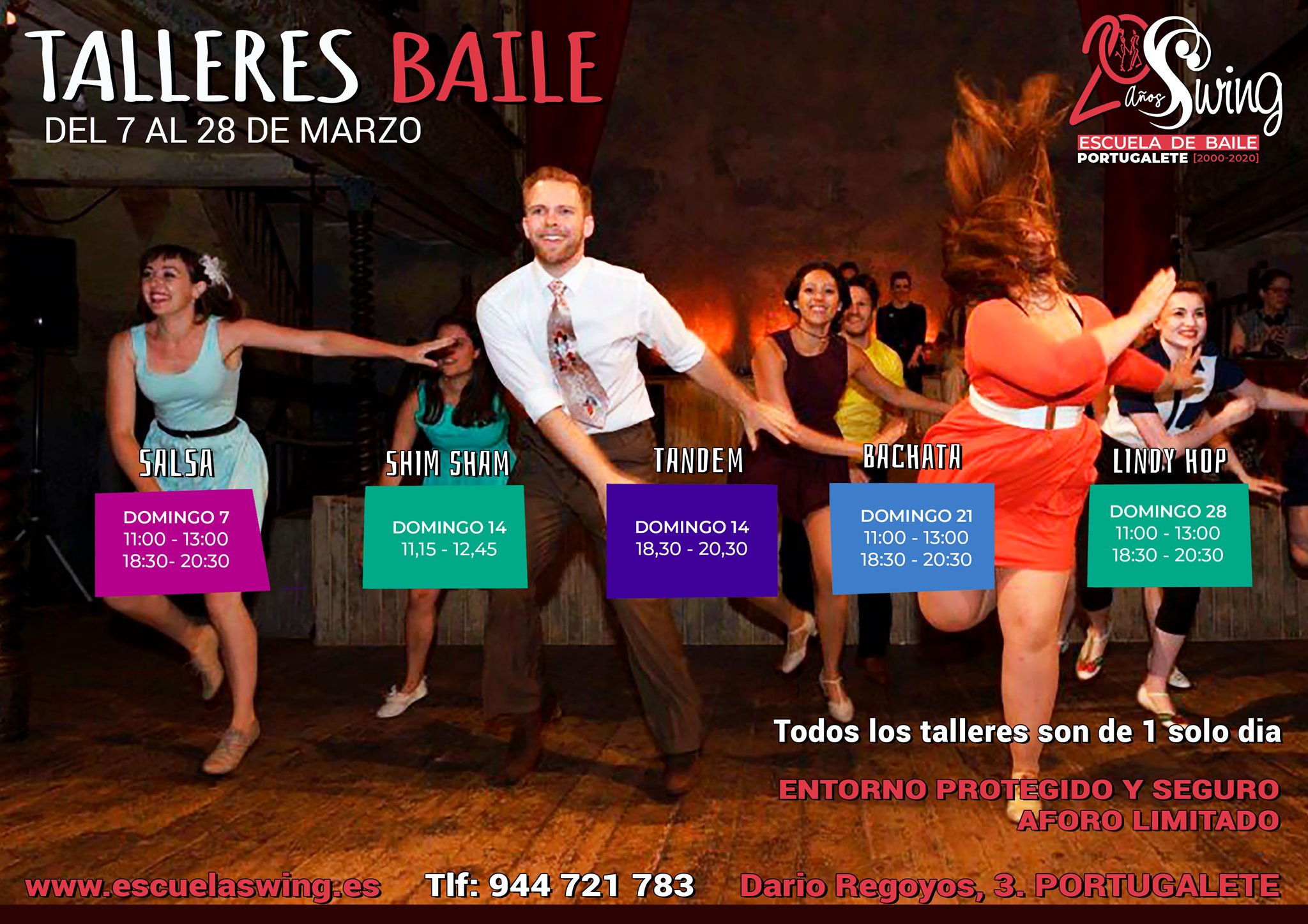 TALLERES de BAILE en MARZO