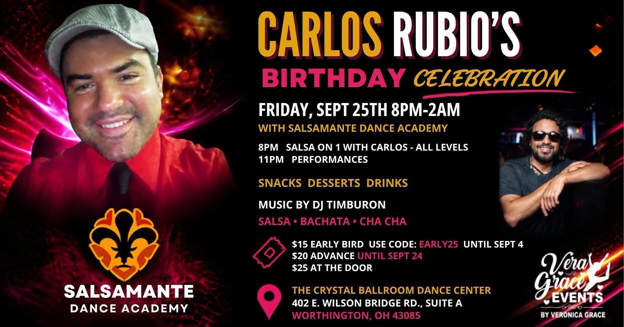 Happy Birthday Carlos! 🎂 🥳 🎉