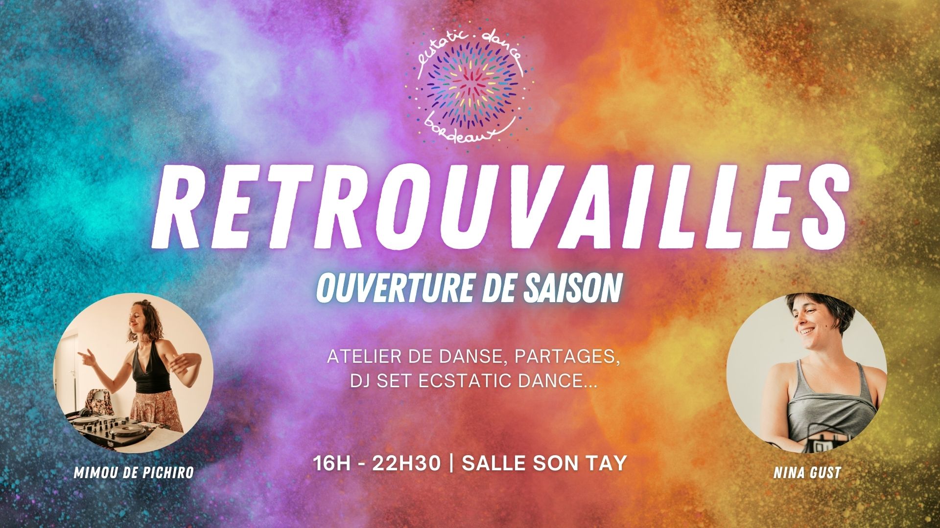 Rentrée Ecstatic! Évènement spécial *Les Retrouvailles* Ouverture de saison *Samedi 4 Octobre*
