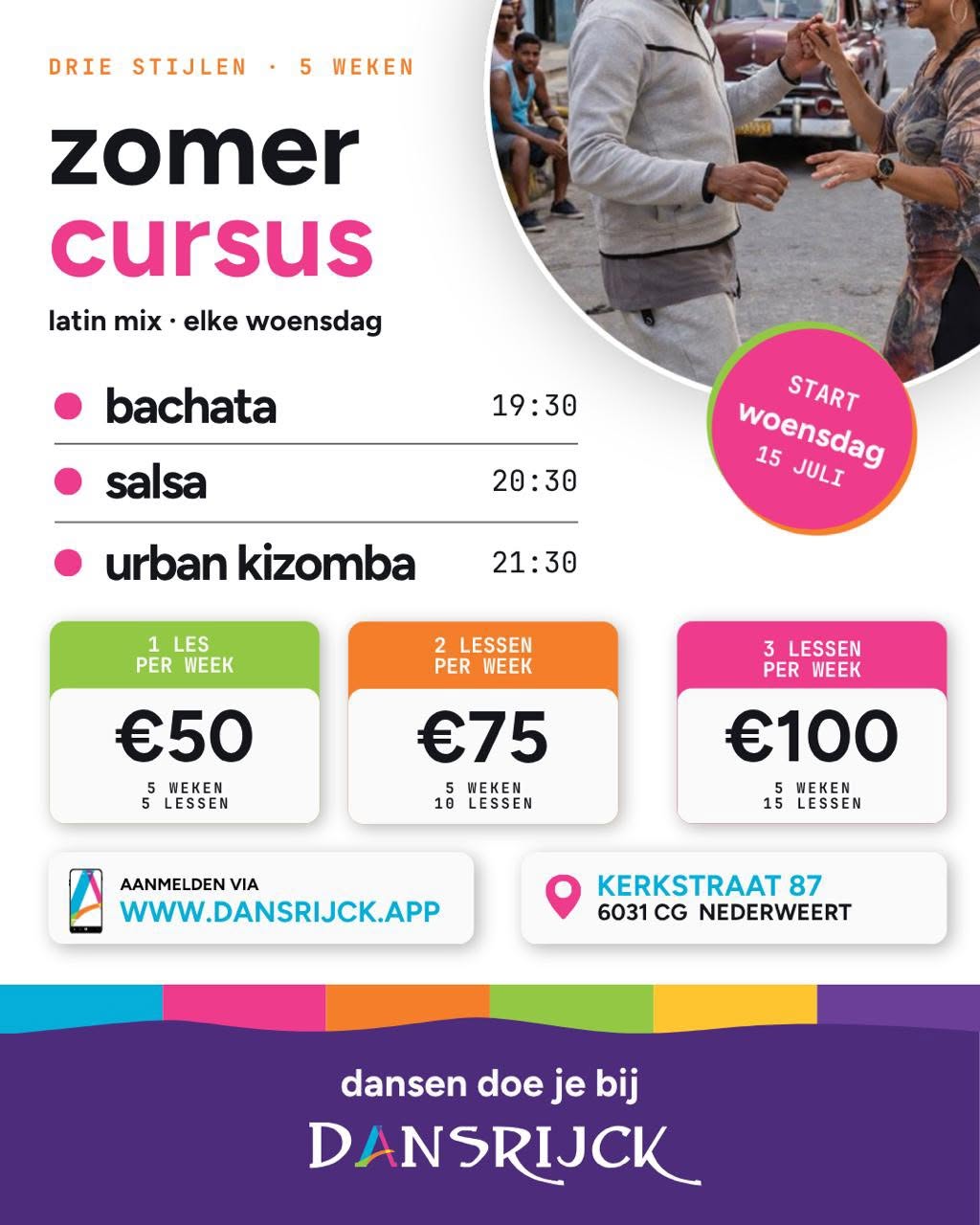 Latin Mix Zomer cursus! ☀️