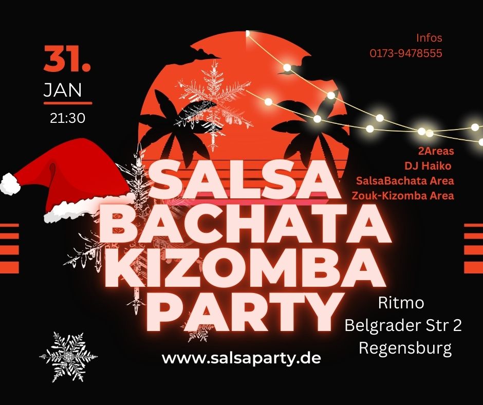 SalsaBachata Party KizombaZoukparty 2 Areas