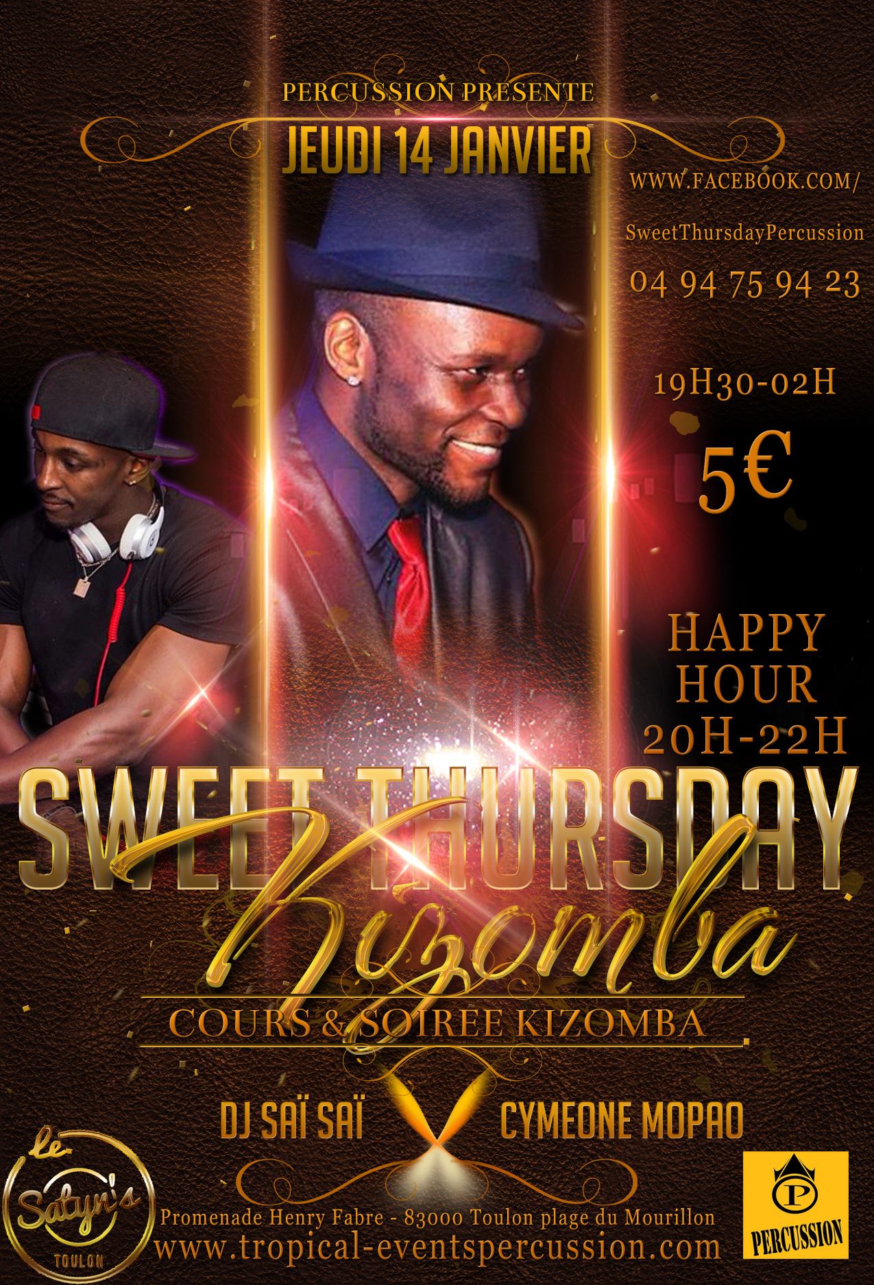 STK DJ Saï Saï & cours avec Cyméone Mopao - Entrée: 5€