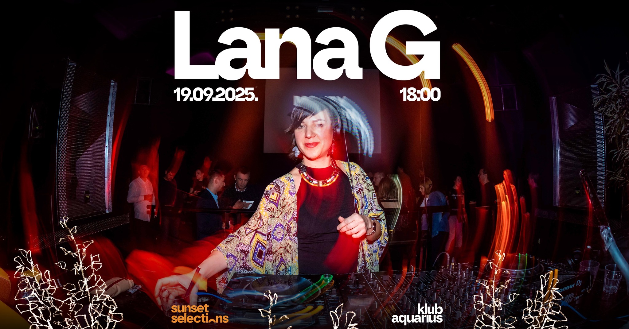 Sunset Selections: Lana G na terasi Kluba Aquarius!