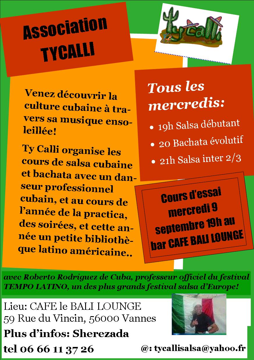 COURS SALSA CUBANA Y BACHATA CON ROBERTO RODRIGUEZ