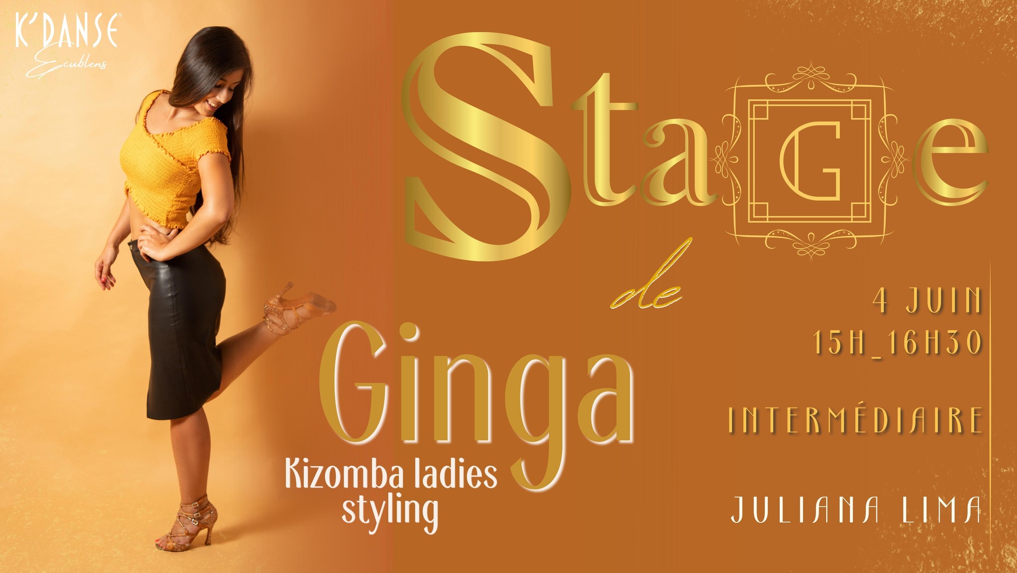 Stage de Ginga 💃🏻 avec Juliana Lima
