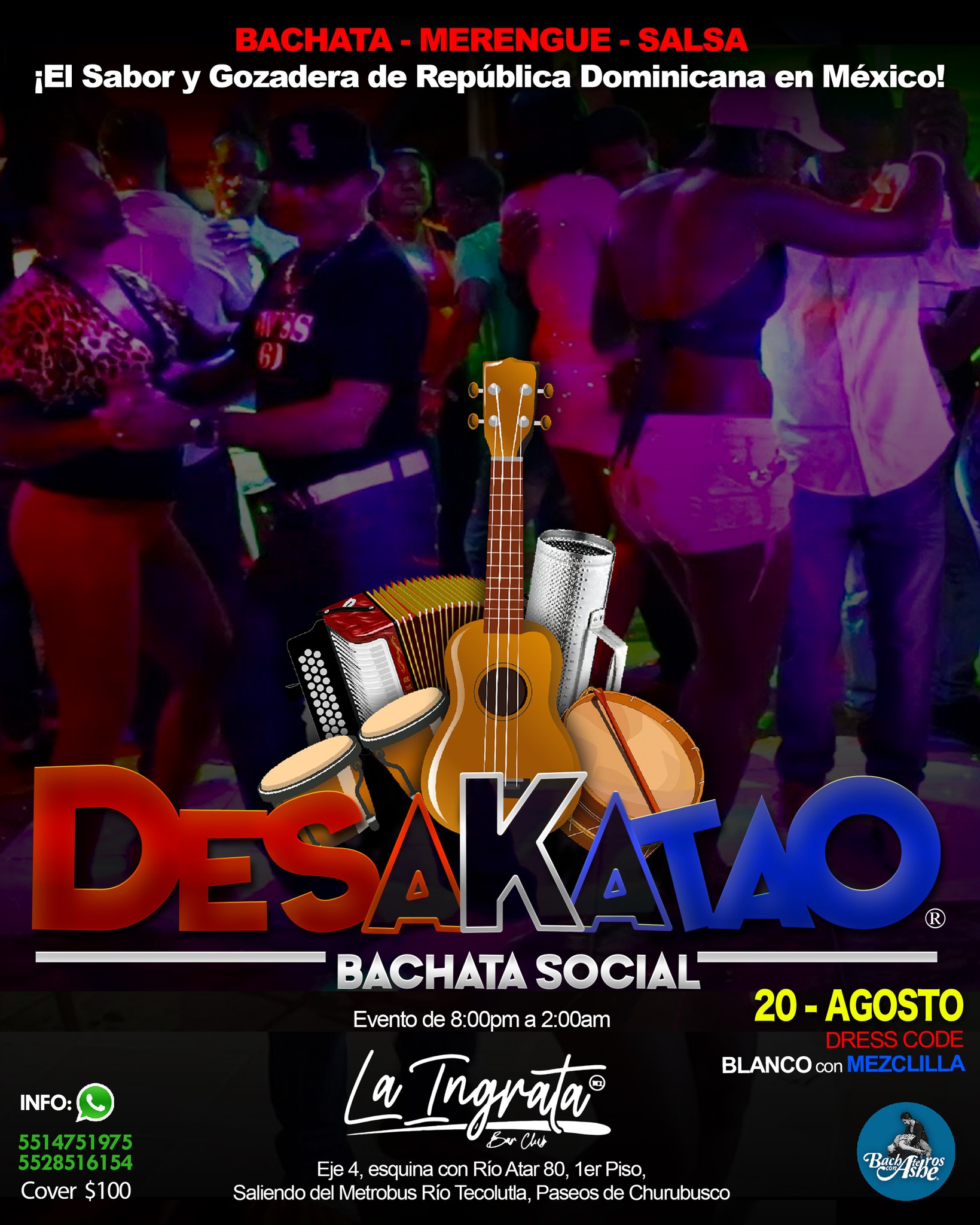 ¨Desakatao¨ Bachata Social 20 de Agosto