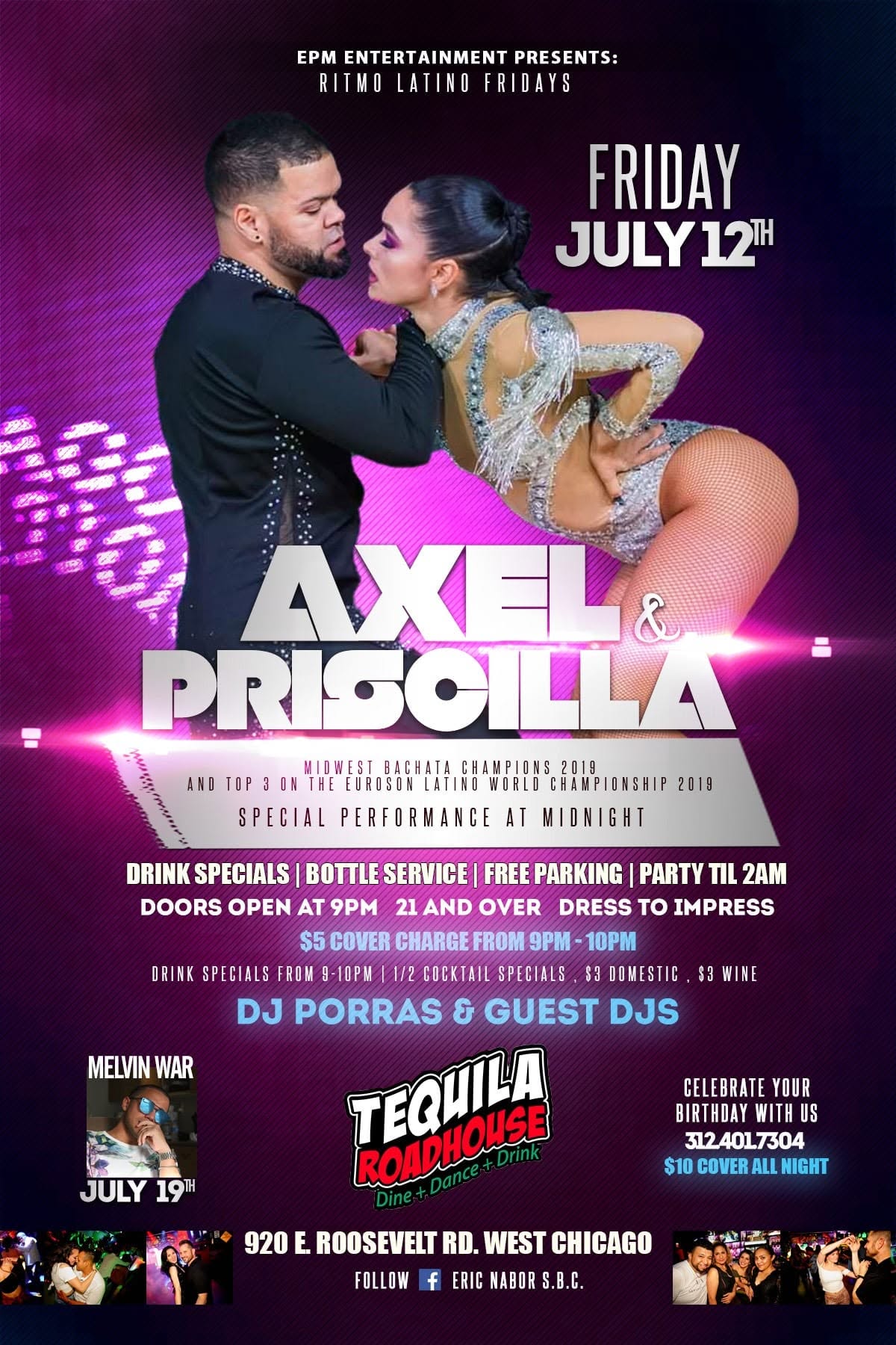 Ritmo Latino Friday's With Axel & Priscilla