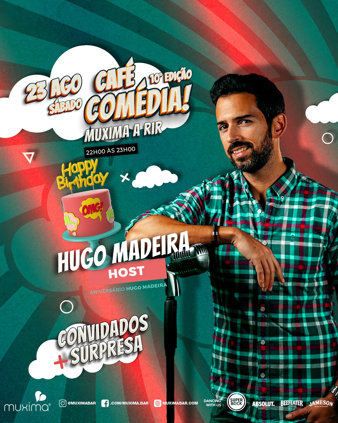 Café Comédia - 😂 MUXIMA a RIR 😂 - 23 Agosto