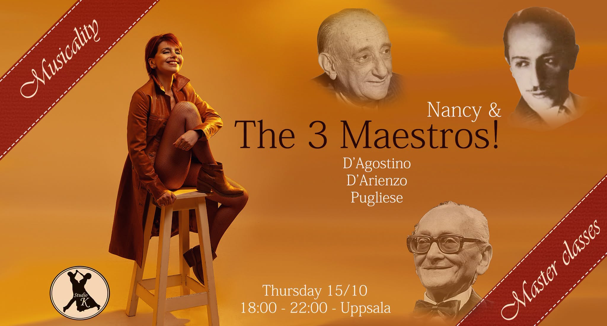 Nancy & The 3 Maestros - Tango musicality workshops