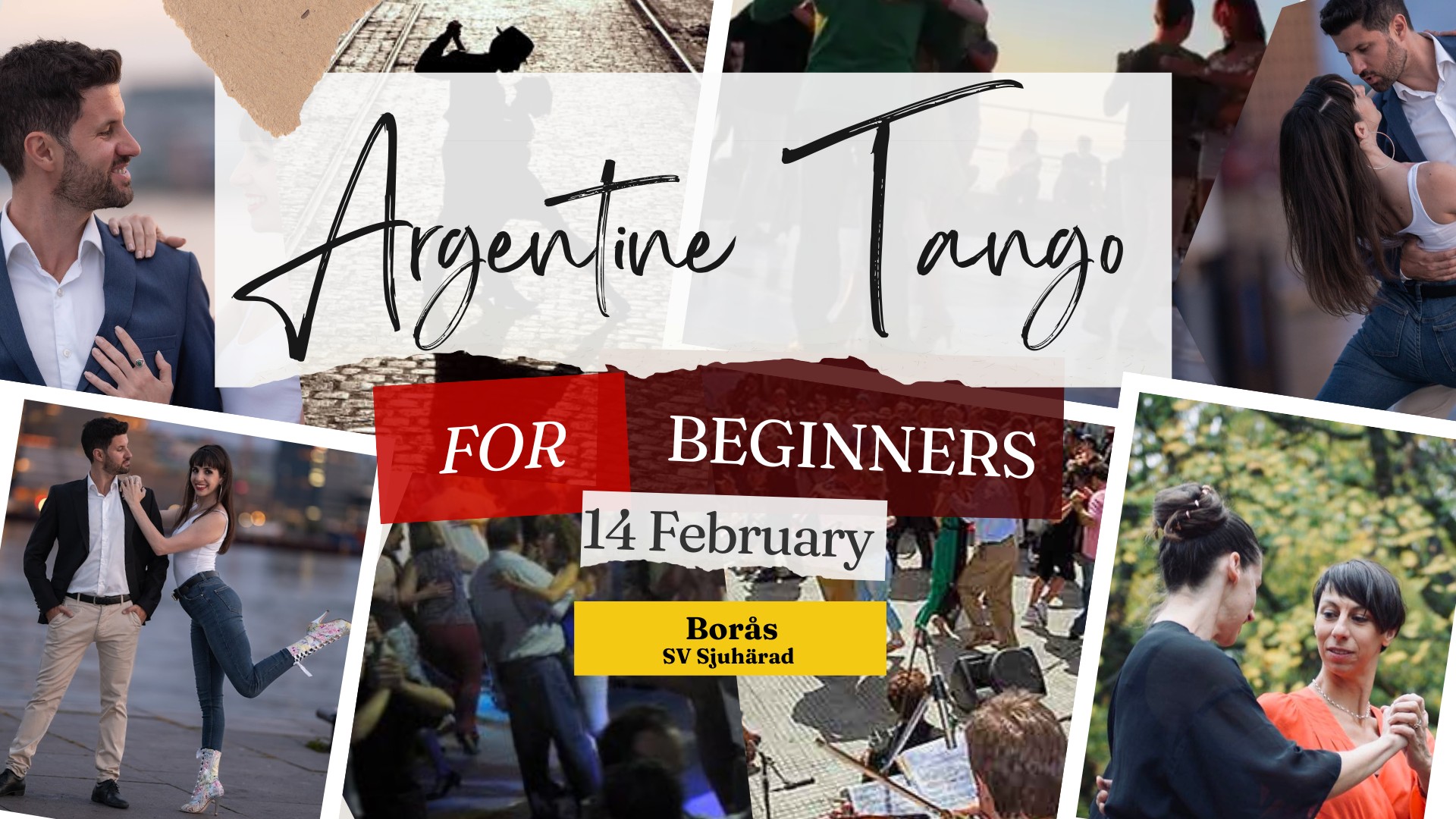 Argentine Tango course for beginners in Göteborg - 29 January 2024