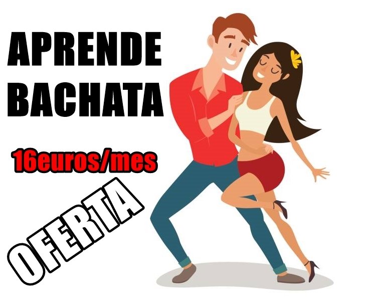 Aprende Bachata por 16 euros mes