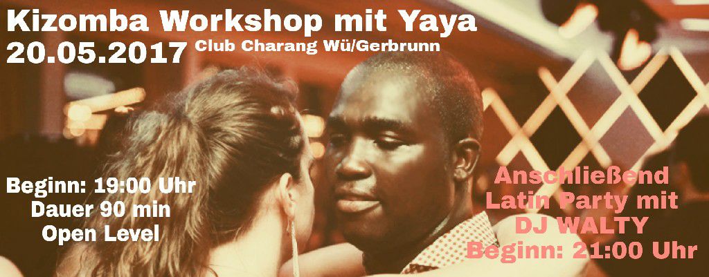 Kizomba Workshop mit Yaya aus München! Mit Übungsabend