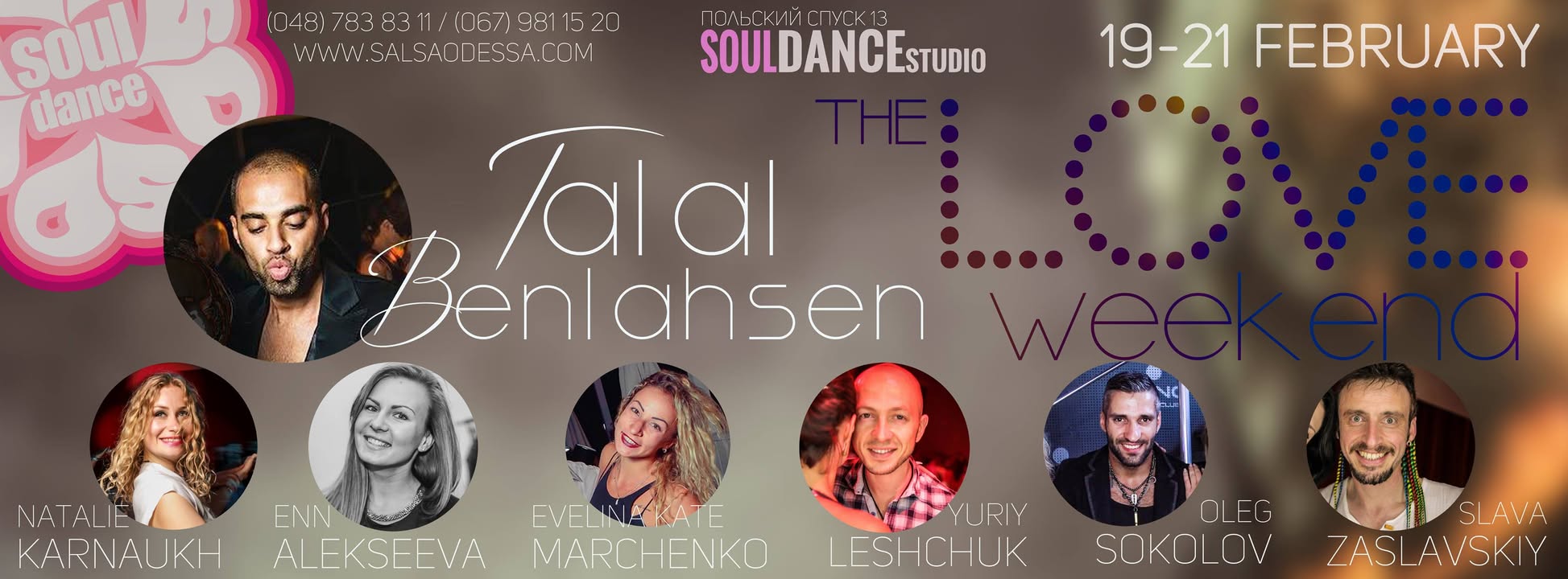 The LOVE weekend in Odessa with Talal Benlahsen in ODESSA