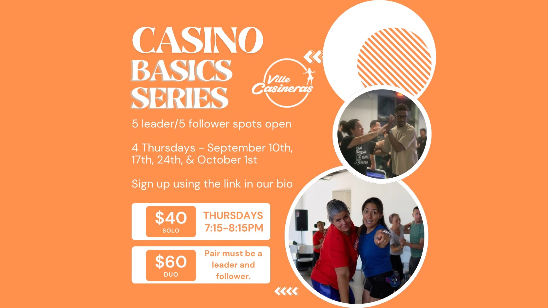 4 Week Casino Basics Series