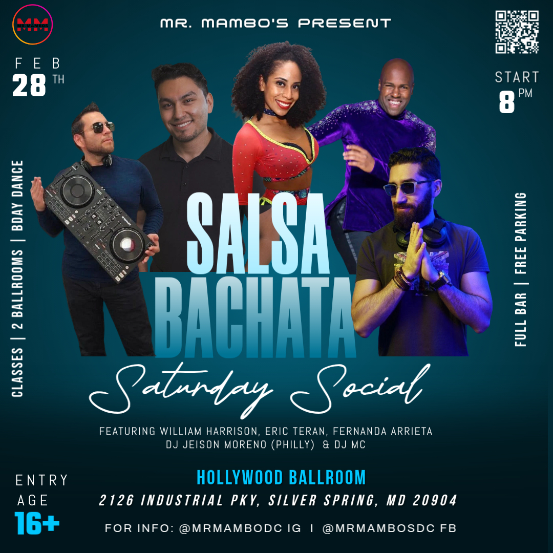 Mr. Mambo's is BACK at the Hollywood Ballroom w 2 Dance Floors