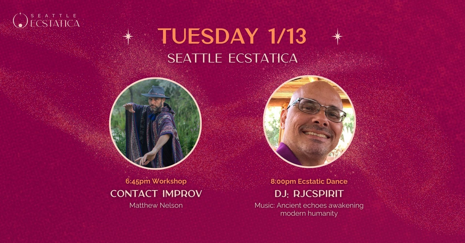 Seattle Ecstatica: Presenting: Journey Into Humanity; BraveSpace Contact Improv w Sensorium