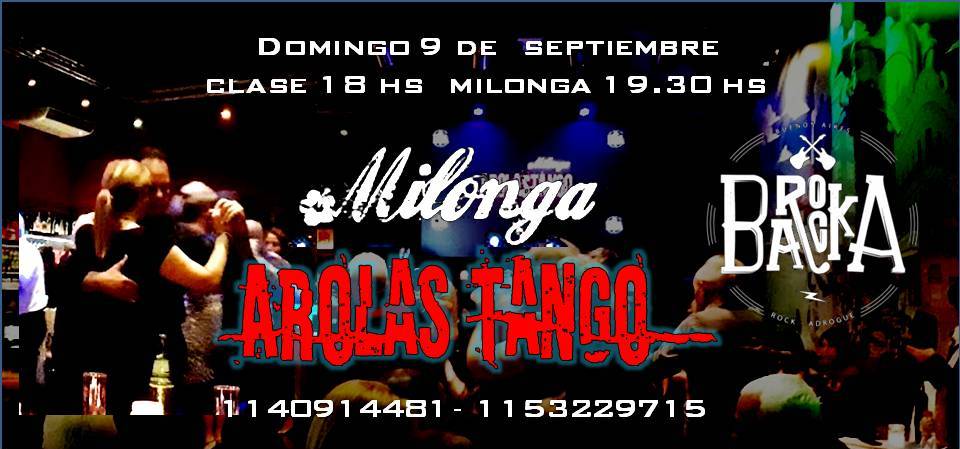 Domingo de milonga ArolasTango en Barocka - Adrogué
