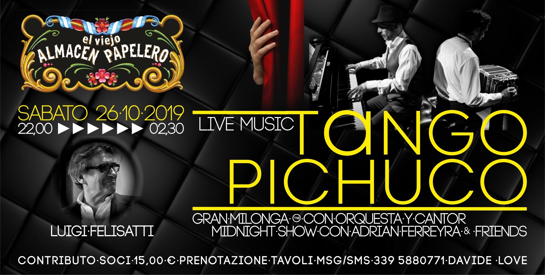 Gran Milonga con Orchestra e Midnight Show