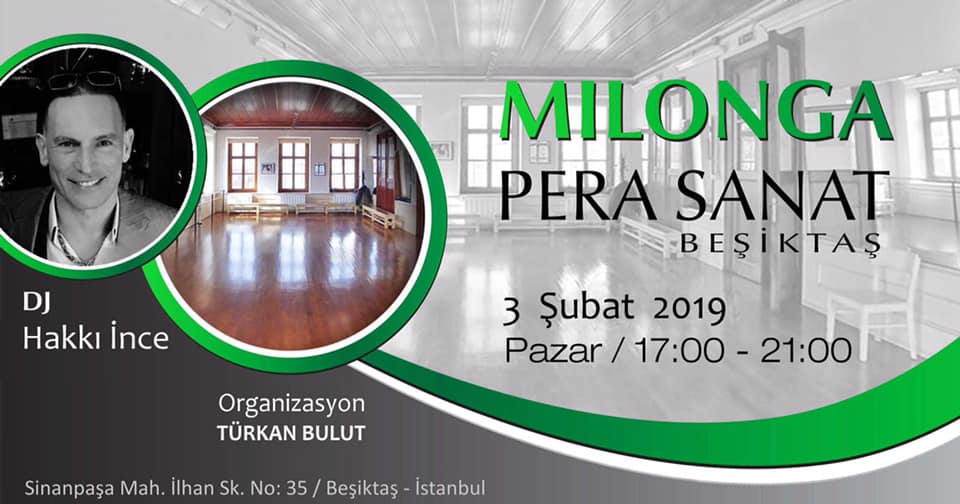 Milonga Pera Sanat DJ Hakkı İnce