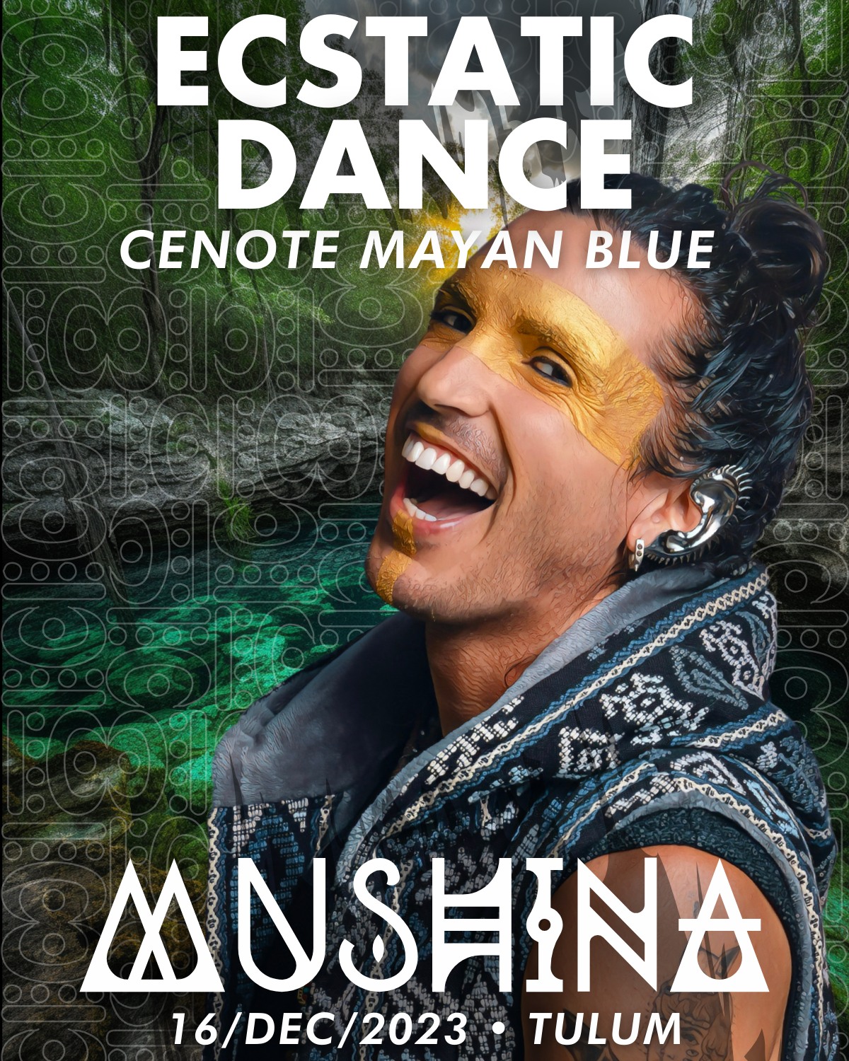 Mushina at Ecstatic Dance Tulum • John Transcend • Irin Goods • Gustavito • Katia Buben • Camila
