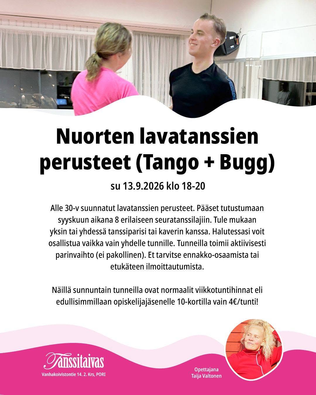 Nuorten lavatanssien perusteet