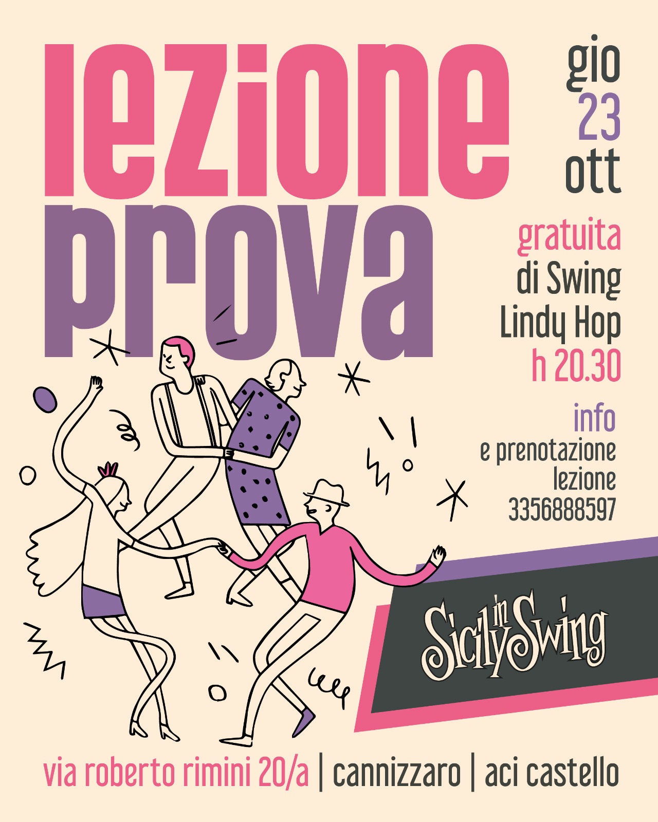 Lezione prova di Lindy Hop - SicilyInSwing