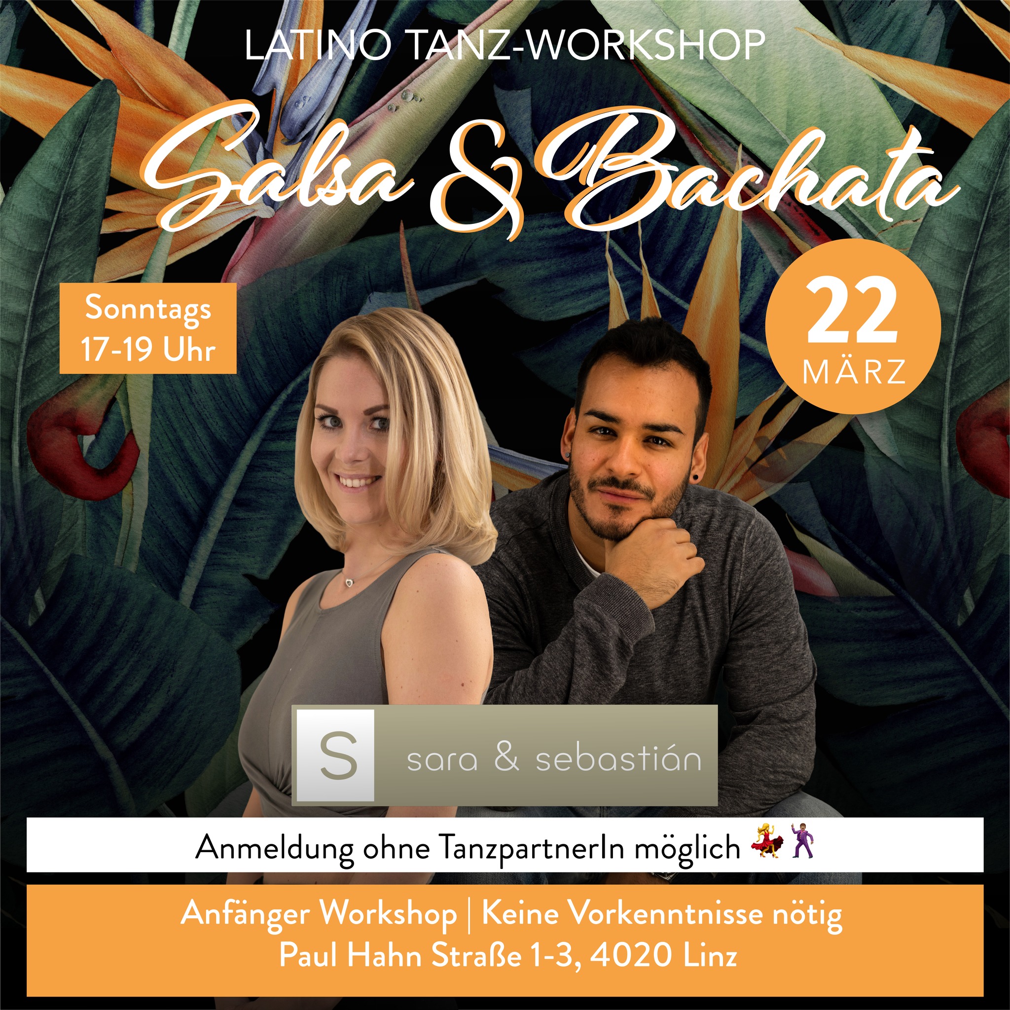 Salsa und Bachata Workshop für Anfänger + Übungsparty