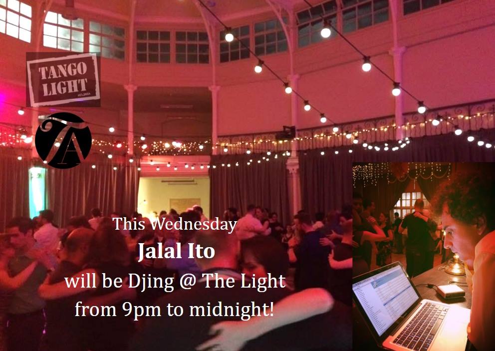 Wednesdays great music at the Light Jalal djing till midnight!