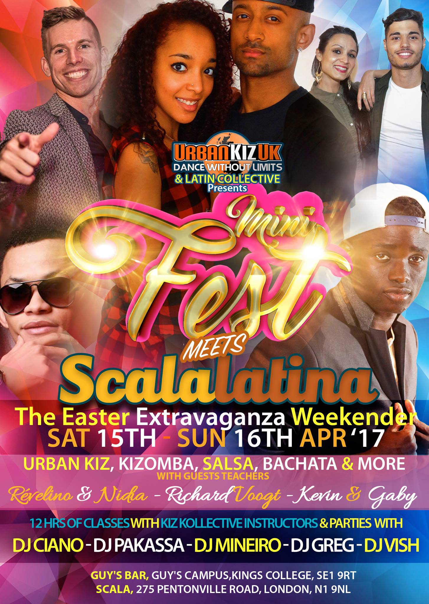 Mini Fest Meets Scalalatina:Urban Kiz•Kizomba•Salsa•Bachata