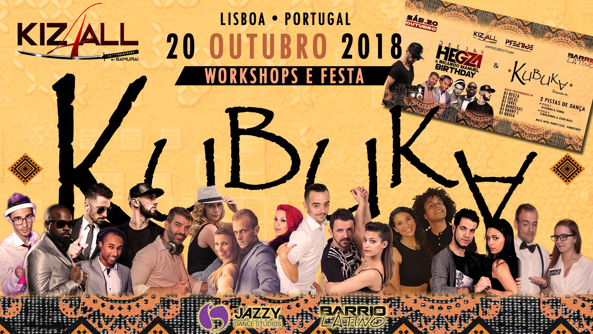 Kiz4all - KUBUKA_workfest - SÁB 20 Out