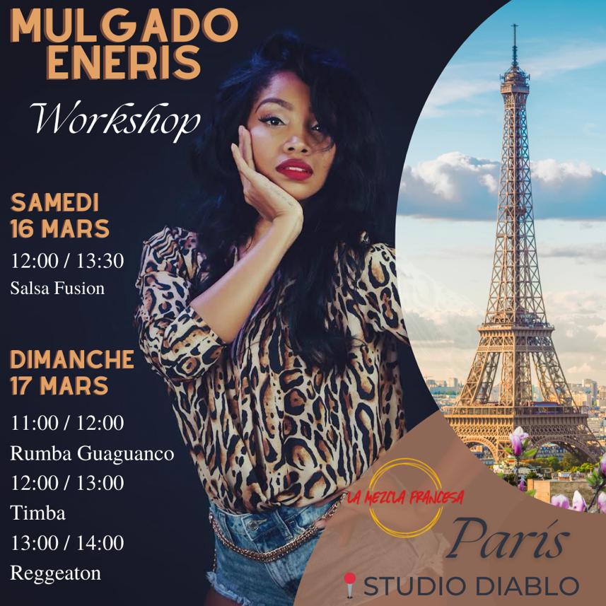 AFRO CUBAN WORKSHOP - ENERIS MULGADO- Event by LA MEZCLA FRANCESA