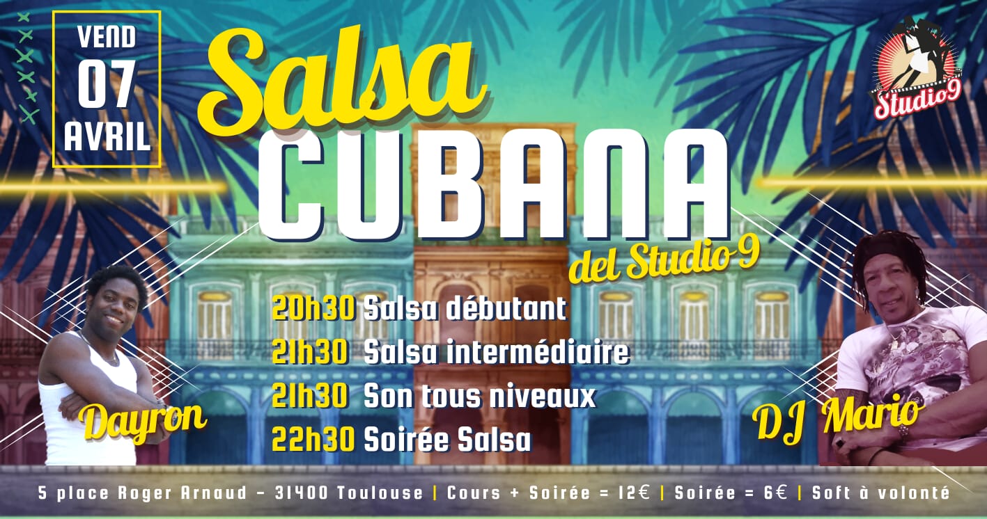 SALSA CUBANA - VENDREDI 7 AVRIL