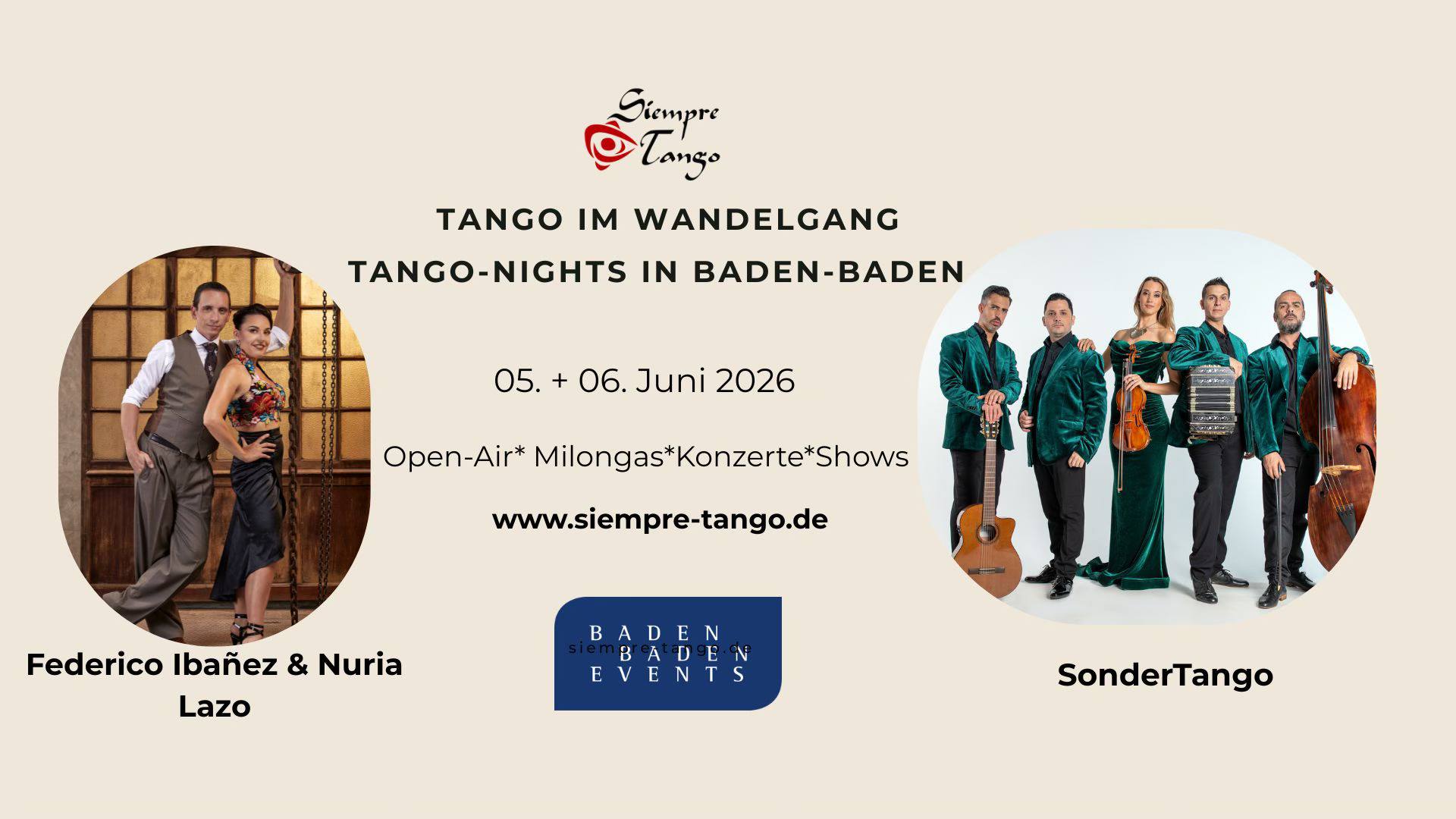 Tango im Wandelgang-Tango Nights in Baden-Baden