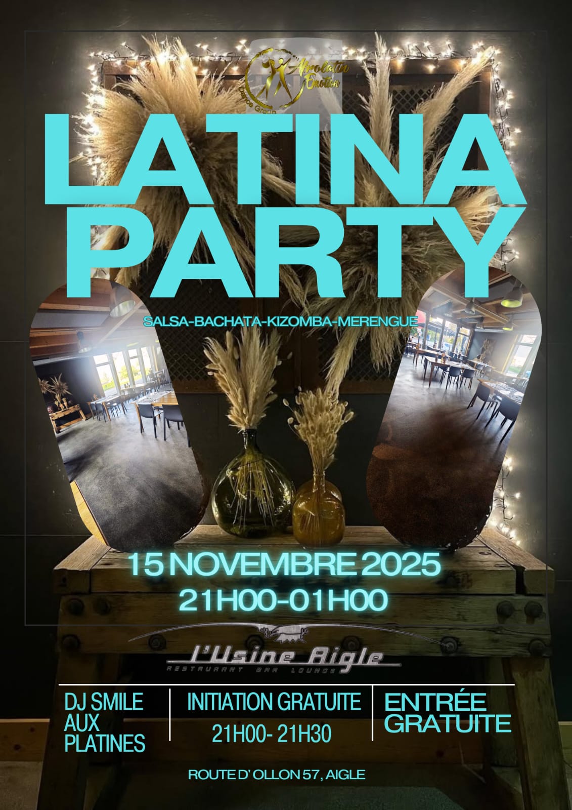 LATINA PARTY à l'USINE AIGLE
