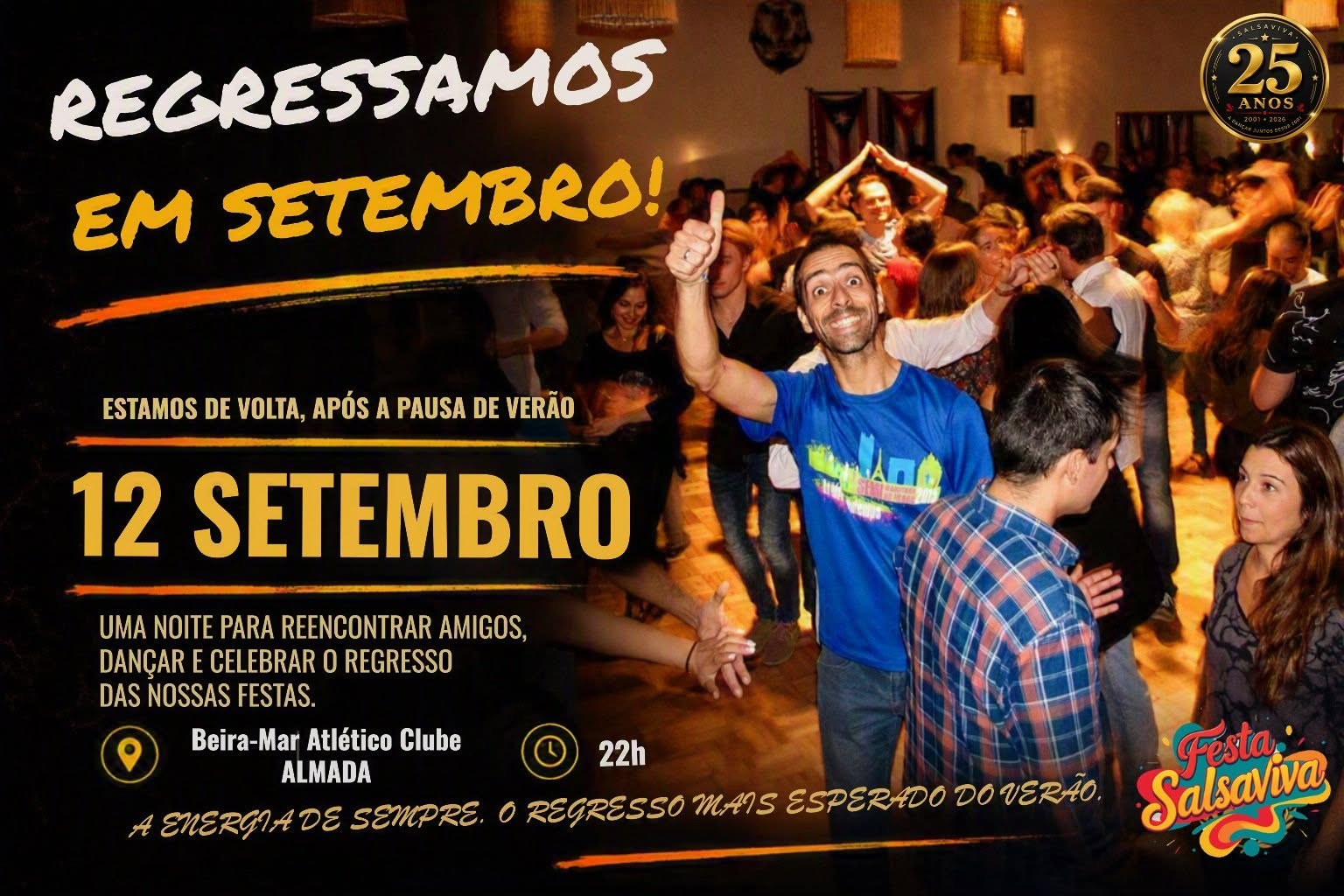 Festa Salsaviva - Sábado, 12 setembro 2026