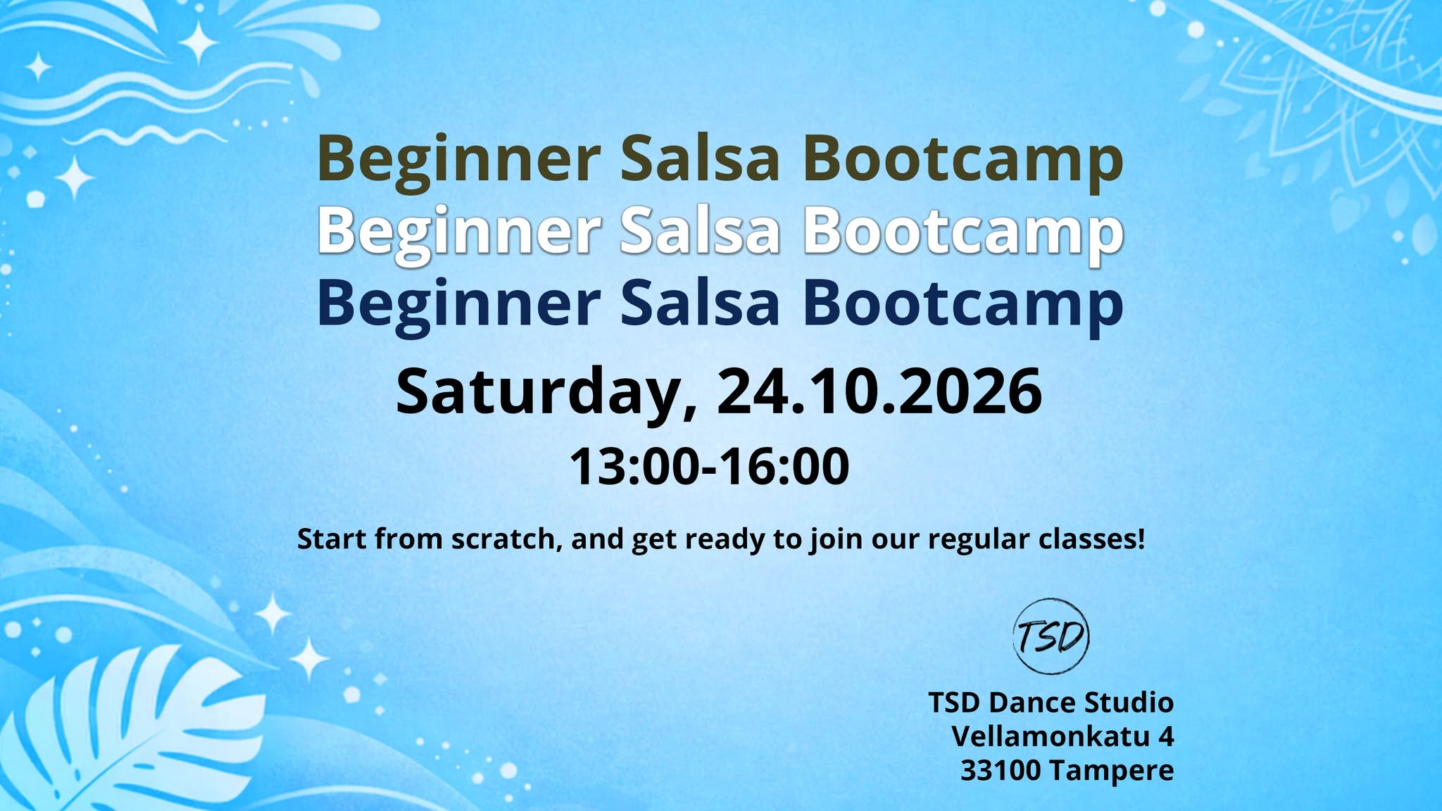 Beginner Salsa Bootcamp - Intensive