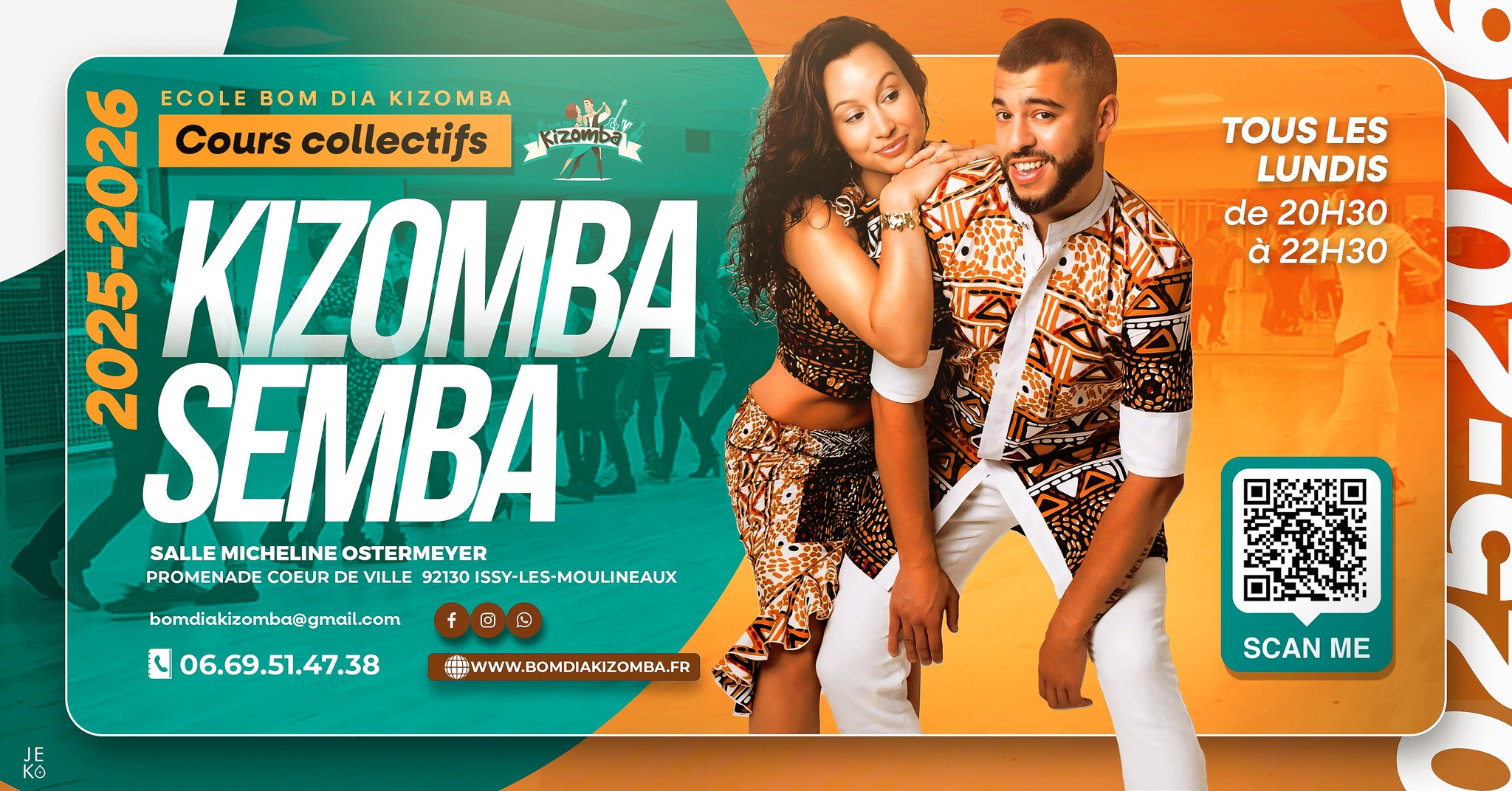 PORTES OUVERTES CHEZ BOM DIA KIZOMBA (GRATUIT - Adresse : PROMENADE CŒUR DE VILLE À ISSY)