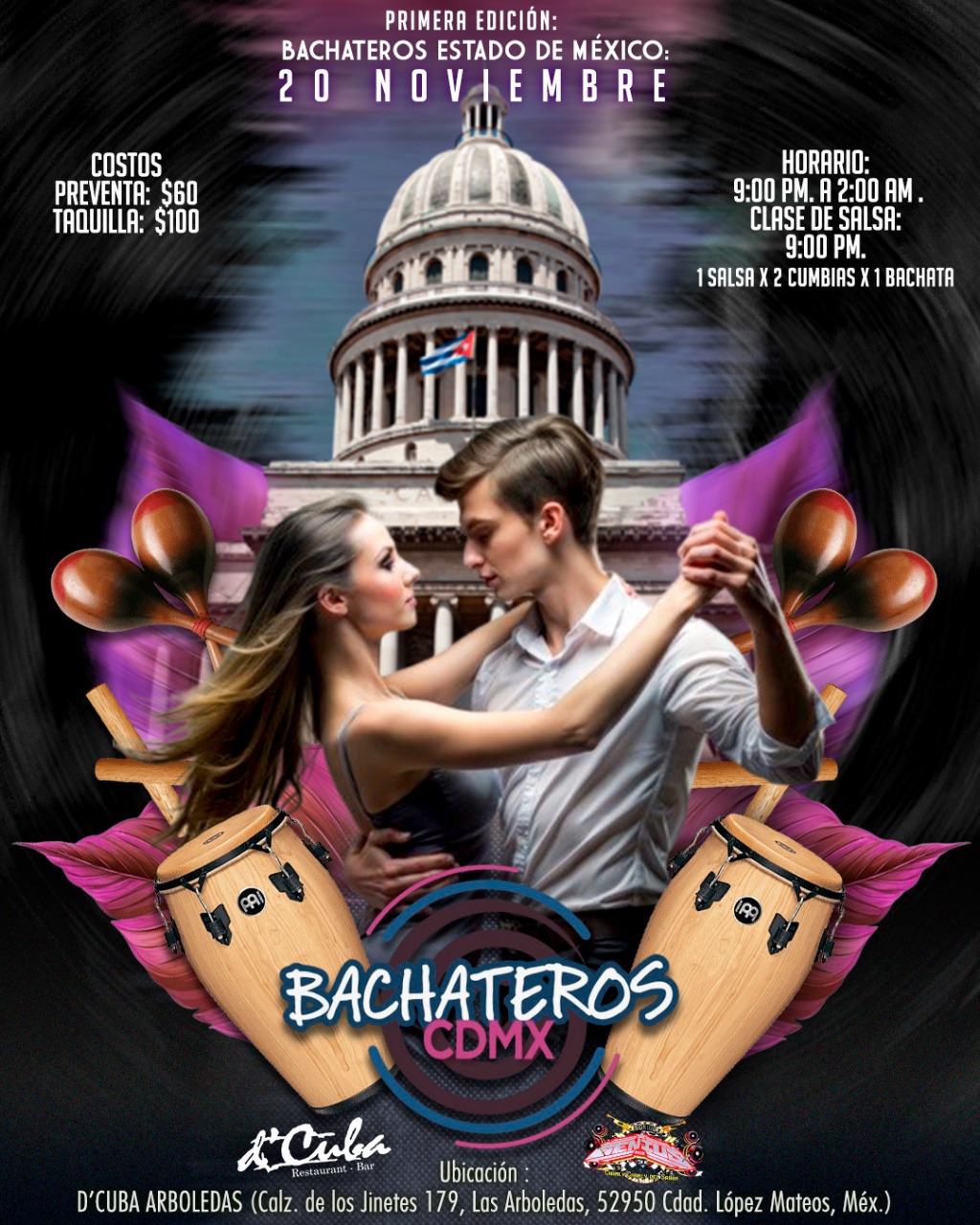 BACHATEROS CDMX en el Estado de México