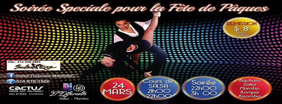 Soirée spéciale pour La fête de Pâques