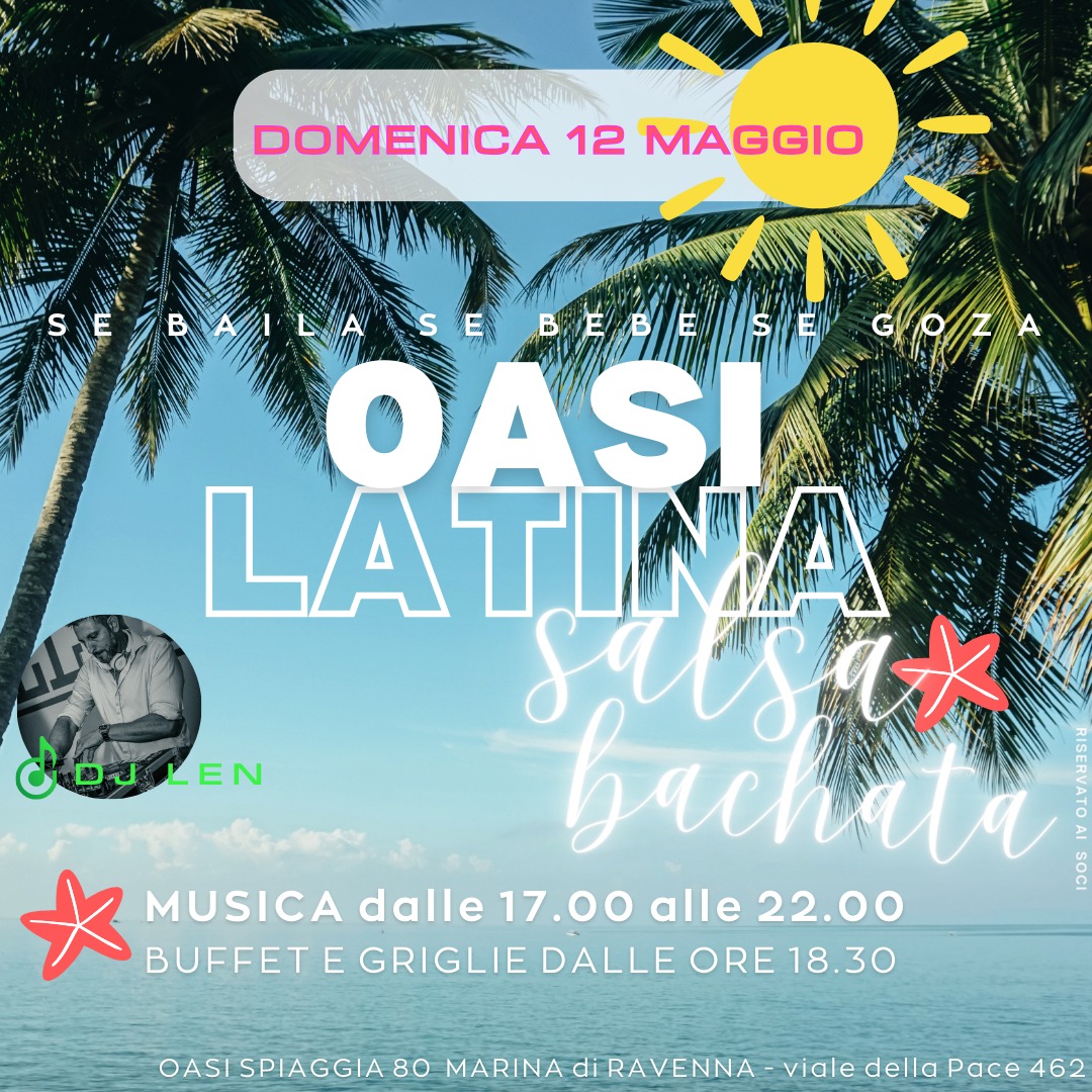 OASI LATINA - domenica 12 maggio