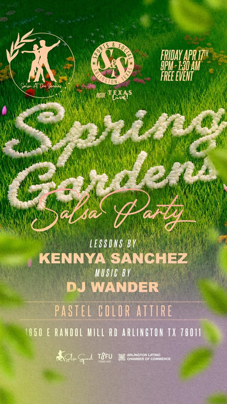 Spring Gardens Salsa Party