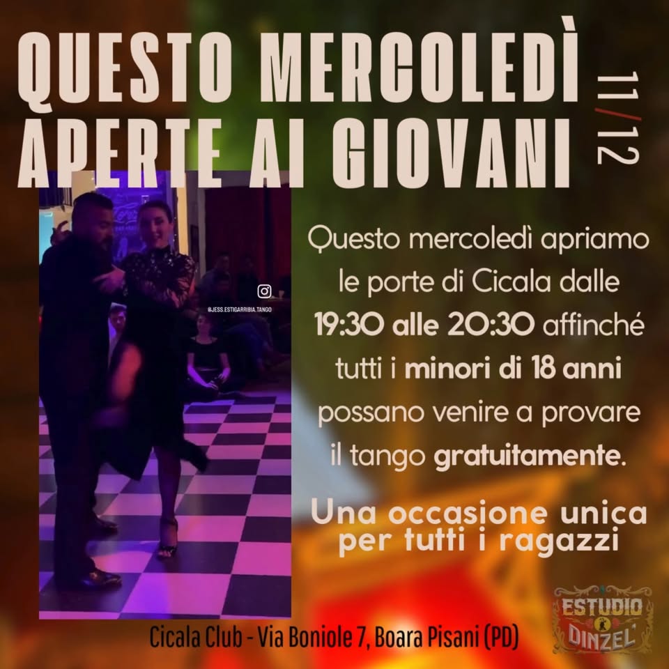 TANGO PER GIOVANI - GRATUITO ๐ฅณโค๏ธ